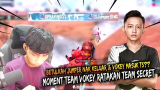 Jumper Nak Keluar & Vokey Masuk Team Secret ?? Moment Team Vokey Ratakan Team Secret Kat Scrim