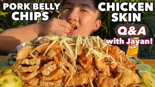 PORK BELLY CHIPS & CHICKEN SKIN (NACHOS STYLE)| Q&A COLLAB WITH @JAYAN's FAM Vlog