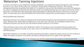 Melanotan Tanning Injections