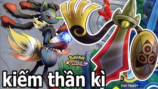 THẦN KIẾM HẠ PHÀM AEGISLASH CHÉM BAY POKEMON LUCARIO POKEMON UNITE - Liên Quân Top Game THÀNH EJ