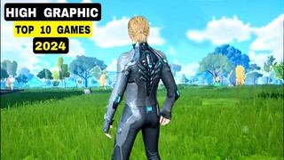 Top 10 Best High graphics mobile games 2024 | Best game you must know & play game 2024