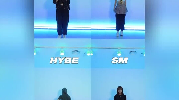 #kpop四大社舞蹈风格 真的好明显的舞蹈风格！区别很大！#YG #jyp #Hybe #SM公司