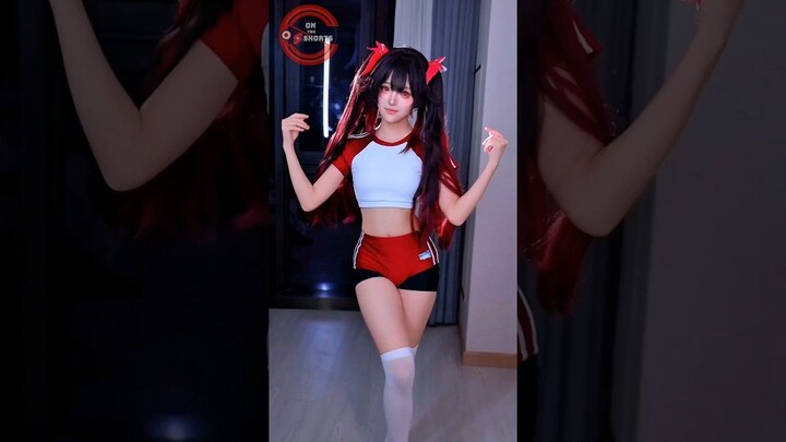 Hanabi Sparkle Cute Sport Girl  Honkai Star Rail Cosplay #shorts
