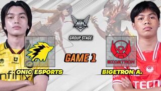KAIRI PRIME IS BACK !! ONIC ESPORTS vs BIGETRON ALPHA GAME 1 MPL ID SEASON 13