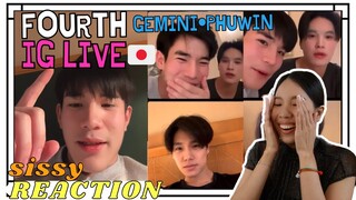 REACTION ค่ะซิสส ☺︎ โฟร์ท เจมีไนน์ ภูวิน 〡live IG ของลูกชายที่หวานกรุบ มัมหมีชอบบบ