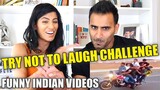 TRY NOT TO LAUGH CHALLENGE!!! | Funny Indian Videos REACTION!!! | Magic Flicks