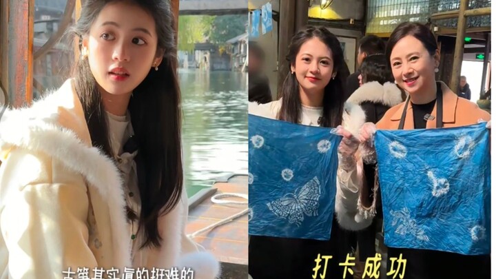 Hong Weng’s daughter is absolutely gorgeous, and she’s exploring Chinese culture with her mom in a v