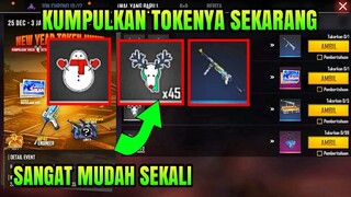 CARA MENDAPATKAN TOKEN SNOWMAN FREE FIRE DAN TOKEN RUDOLF EVENT NATAL TAHUN BARU