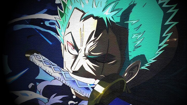 【罗罗诺亚·ZORO/高燃全程踩点】索隆:表演开始！九三八海，无我不断者～