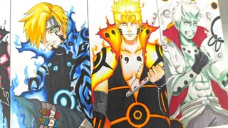 Drawing Strawhat Crew as TAILED BEASTS Jinchuuriki   | ONEPIECE X NARUTO