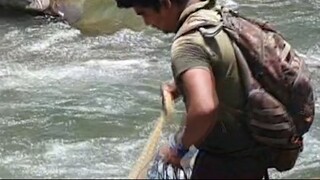 Cast Net Fishing in Nepal | Himalayan Trout Fising With Handmade Cast Net |