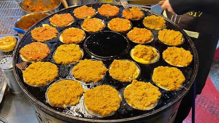 Bánh mì kẹp trứng vỉa hè, chỉ 5 tệ một cái!! Lớp thịt phủ kín cả bề mặt! Ngon cực kỳ luôn