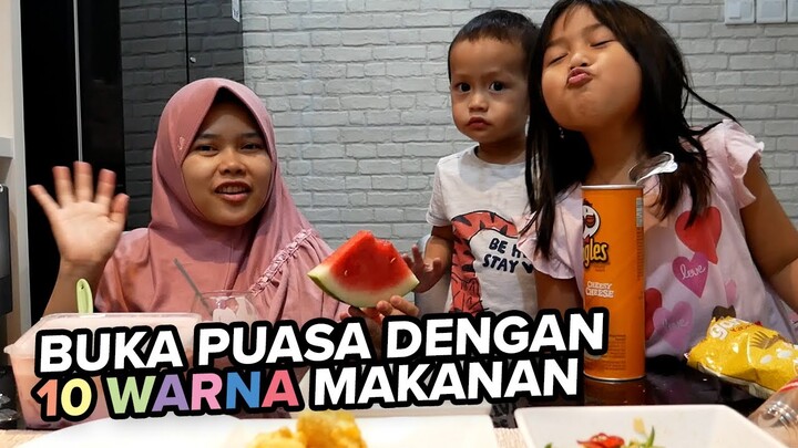 MENU BUKA PUASA 10 WARNA MAKANAN feat @Senja Firsta