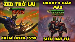 TOP khoảnh khắc điên rồ nhất Đấu Trường Chân Lý #87: Zed chém lazer 1vs9, Urgot 3 Giáp Máu Warmog