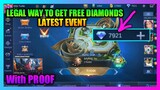Legal Way To Get Free Diamonds in Mobile Legends | Latest Mobile Legends Event