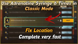 Use Adrenaline Syringe 6 Times in Classic Mode