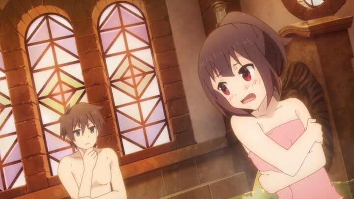 Since you don't treat me as a woman, then just take a bath together...