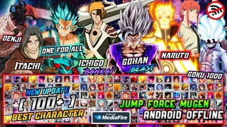 BEST‼️NEW JUMP FORCE ULTIMATE MUGEN V5 ANDROID!! [1GB] 100 BEST CHARACTER NEW SKILL | BvN Mugen 2023