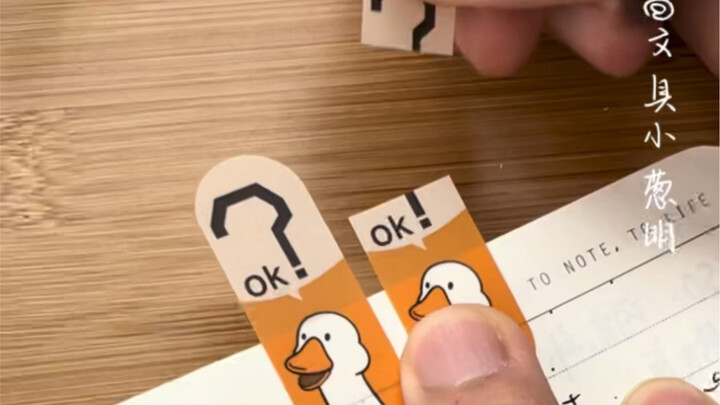 The highlight of this set of index stickers is the reasonable combination of patterns. It makes mark