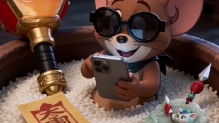 【Kucing dan Tikus】Saat malam hari kamu ingin menonton video yang dikirim teman: