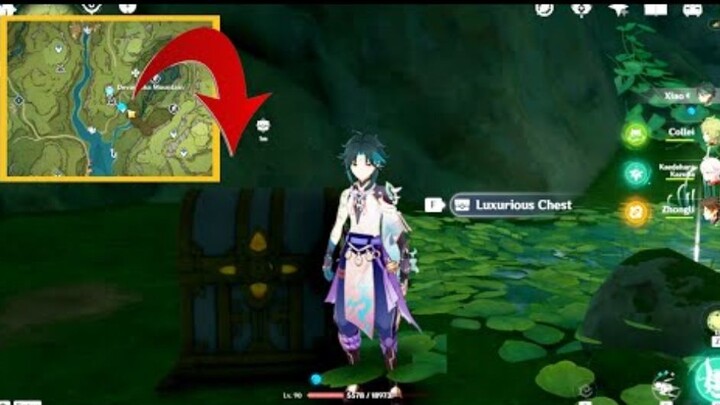 Hidden Luxurious Chest di Devantaka Mountain - Genshin Impact Indonesia