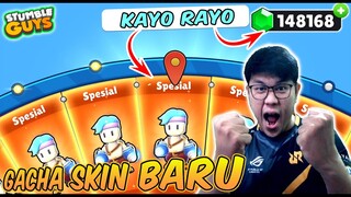 GACHA SKIN SPESIAL TERBARU KAYO RAYO PAKAI 15.000 GEMS! HABIS BERAPA GEMS NIH? - Stumble Guys