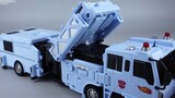 [Transformers change shape at any time] Combine! Guardian body! OX Guardian Hot Fire Truck G1 Transf