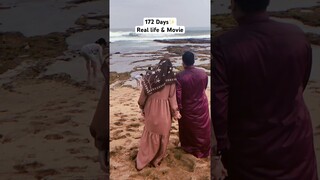 172 Days Real life & Movie✨🤍 #film172days #nadzirashafa #ameerazzikra #shorts