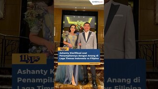 Ashanty Klarifikasi saat Penampilannya Dengan Anang di Laga Timnas Indonesia vs Filipina #shorts
