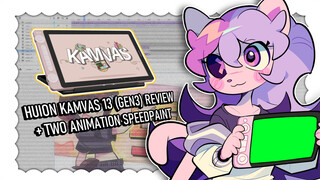 Two animation production processes - Huion Kamvas 13