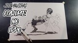 Drawing Hajime no ippo ||apa itu arti pantang menyerah ( speeddraw)