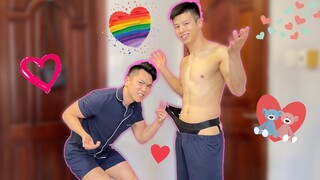 I Made Him Wear Sexy Underwear 🥵️ Boy Love Gay Couple Vlog