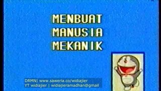 Klip Doraemon Jadul Membuat Manusia Mekanik tahun 1997