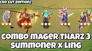 THARZ 3 SUMMONER X LING!! MAGIC CHESS MOBILE LEGENDS NO CUT EDITION