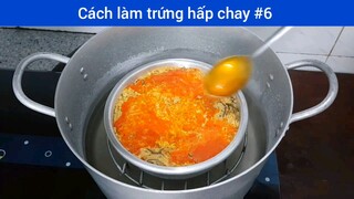 Cách làm trứng hấp chay p6