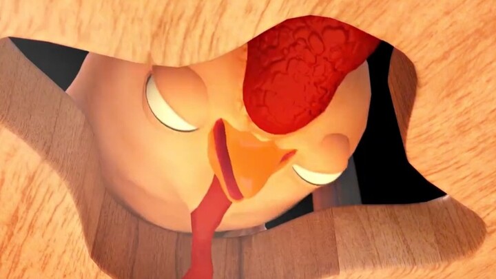 The majestic rooster—whose ultimate fate was to be transformed into a whole roasted chicken dish!