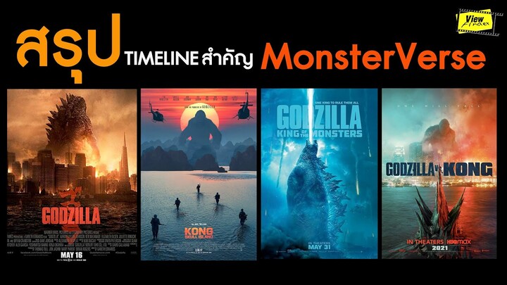Timeline ประวัติศาสตร์ Monster Verse  [ Viewfinder : Godzilla vs. Kong ]