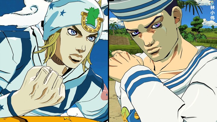 《JOJO群星之战R动漫版》新世界JOJO：乔尼、杰洛、迪亚哥、大总统、定助【4K60帧】