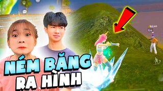 Ngọc Diễm Và NTN Chơi Ném Băng  Ra Hình Dạng Siêu Hài Hước ! Chơi Ngay Thôi