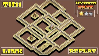 NEW TH11 WAR BASE | ANTI ZAP WITCHES / HYBRID / ZAP DRAGS + REPLAY PROOF + LINK | CLASH OF CLANS
