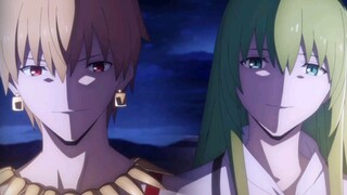 กิลกาเมซ: บางทีเธออาจไม่ใช่ Enkidu แต่คุณยังคงเป็นกุญแจแห่งท้องฟ้า และเป็นคู่หูคนสำคัญของฉัน ไปแสดงให้โลกเห็นถึงพลังของคุณที่จะผูกมัดพระเจ้า!