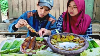 Bikin Nagih‼️ JENGKOL GEJOSS, Goreng Asin Peda, Sambel Terasi, Lalapan Mentah, Masakan Kampung