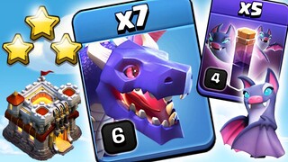 สูตรทำสามดาวบ้าน 11 มังกรค้างคาว - Clash of Clans