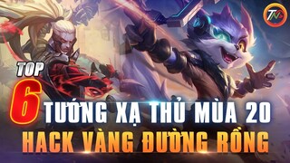 Liên quân Top 6 Tướng Xạ Thủ Leo Cao Thủ mùa 20 Hack Vàng Đường Rồng TNG