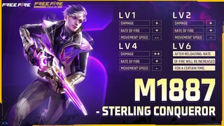 Free Fire 5th Anniversary | M1887 Evo Gun Sterling Conqueror Available Now!