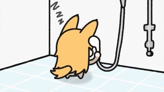 小家伙在梦中打了一个永远也打不通的电话.....
