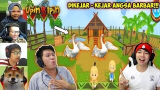 Reaksi Kocak Gamer Menjadi Upin & Ipin DiKejar - Kejar Angsa | Upin & Ipin Keris Tunggal The Game