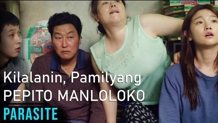 Kilalanin Natin Ang Pamilyang Pepito Manloloko | Parasite (2019) Movie Recap Explained in Tagalog