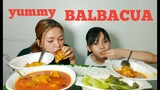 FILIPINO FOOD/BALBACUA AT STEAM BOK CHOY