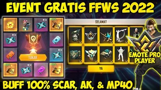 BOCORAN FF !! EVENT FF YG AKAN HADIR, BUFF 100% INCUBATOR 3 IN 1 ,EVENT GRATIS FFWS 2022 - KULGAR